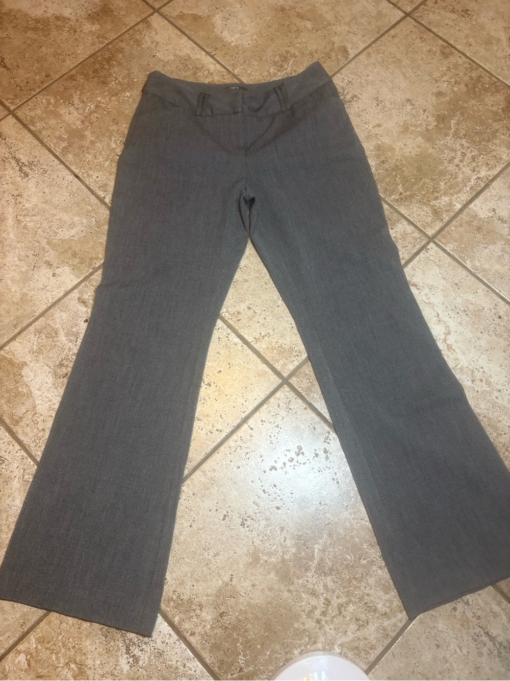 Women’s Apt 9 Gray Flared Dress pants